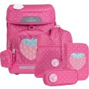 Beckmann Schulranzen-Set Plus Air Strawberry 2026er Modell