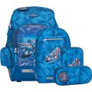 Beckmann Schulranzen-Set Active Air FLX Blue Lightning