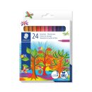 Fasermaler Noris®,  Kartonetui mit 24 Farben