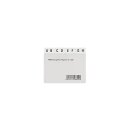 HAN Karteikartenregister A8 quer A-Z transparent