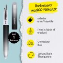 ONLINE magiXX Dark Shadow Radierbarer Füller
