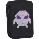 Beckmann 3-Fach Federtasche Pixel mit Inhalt