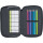 Beckmann 3-Fach Federtasche Pixel mit Inhalt