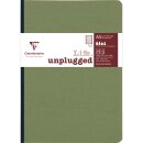Notizbuch AgeBag A5 Leinen liniert 96 Blatt - Grün