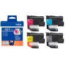 Brother LC-521 Tintenpatronen Original - Farbe...