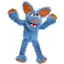Handpuppe Klein Schlawenski der blaue Kojote 44cm groß