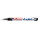 edding 5500 Acrylmarker extra fein tiefschwarz matt