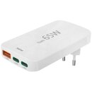 Hama Schnellladegerät USB A, 2 x USB C, Steckdose 65 Watt