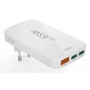 Hama Schnellladegerät USB A, 2 x USB C, Steckdose 65 Watt