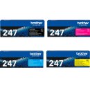 Brother TN-247  schwarz, cyan, magenta, yellow
