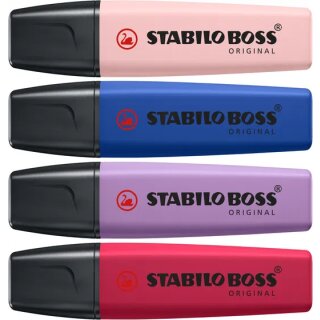 Textmarker Stabilo Boss Original 2-5mm Nature Colors