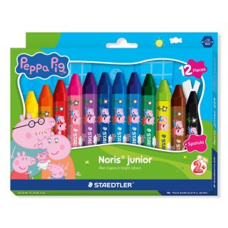 Peppa Pig Wachsmalkreide im 12er Etui Noris® junior 224