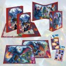 HERMA Buchetiketten Dragon 7,6 x 3,5cm VE=9 Aufkleber