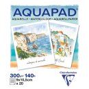 Block Polaroid Aquapad, Aquarell, 9x10,5 cm, 20 Blatt 300g
