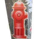 Roth Schultüte Feuerwehr-Dino mit Tüllverschluss 85 cm 6eckig