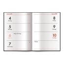 Taschenkalender 2027 A7 7 x 10cm schwarz