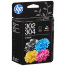 HP 302 / HP 304 Multipack Tintenpatrone schwarz ca. 120...