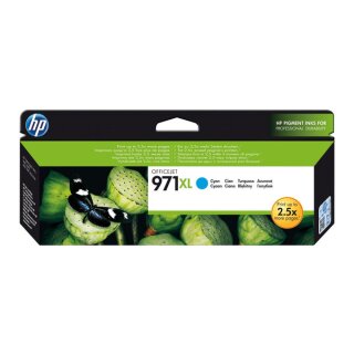 HP 971XL Tintenpatrone cyan  MHD 08/2022