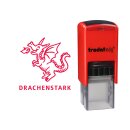 Trodat edy FIX Motivationsstempel Drache „Drachenstark“ - rot