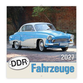 Broschürenkalender 2027 DDR-Fahrzeuge 30 x 30cm