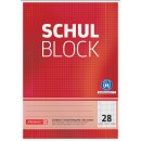 Brunnen Schulblock A4 kariert Lin28 50 Blatt Recycling