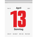 Tagesabreißkalender 2027 – 1 Seite pro Tag...