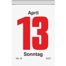 Tagesabreißkalender 2027 – 1 Seite pro Tag...