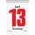 Tagesabreißkalender 2027 – 1 Seite pro Tag – 5,5 × 7,5 cm