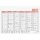 Tafelkalender 2027 DIN A5 quer – 6 Monate pro Seite