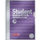BRUNNEN Noten-Collegeblock A4, 50 Blatt, 90 g/m²