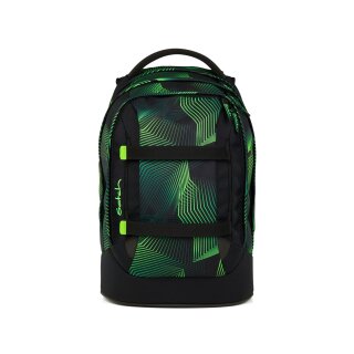 Satch Pack Schulrucksack Seismic Green 30 Liter mit Laptopfach