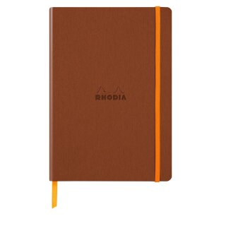 Rhodia Notizbuch A5 liniert80 Blatt, kupfer