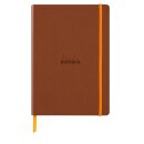 Rhodia Notizbuch A5 liniert80 Blatt, kupfer