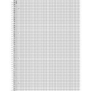 BRUNNEN Collegeblock A4 kariert Lineatur 28, 80 Blatt, 90 g/m², Mint