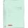 BRUNNEN Collegeblock A4 kariert Lineatur 28, 80 Blatt, 90 g/m², Mint