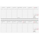 Querkalender 2027 GLOCKEN 29,7 x 10,5 cm – 1 Woche pro Seite