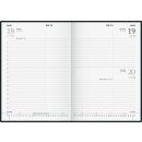 Buchkalender 2027 GLOCKEN A5 schwarz – 1 Tag pro Seite