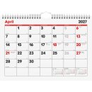 Monatskalender 2027 DIN A4 quer – 1 Monat je Seite