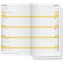 Monats-Ersatzkalendarium 2027 fürTaschenkalender 8,7 x 15,3 cm