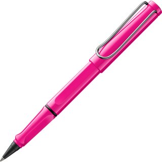 LAMY safari Tintenroller pink – mit blauer T 10 Tintenpatrone