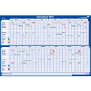 Legamaster Projektplaner 2027, 60 × 90 cm, laminiert – Jahresplaner mit 2 × 6 Monaten