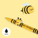 LEGAMI Lovely Friends Gelstift Bee (Biene), schwarze...