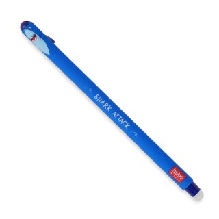 LEGAMI löschbarer Gelstift Shark (Hai), Blau, 0,7 mm