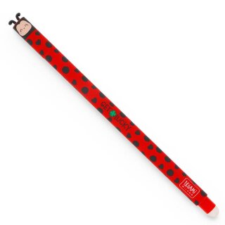 LEGAMI löschbarer Gelstift Ladybug (Marienkäfer), Rot, 0,7 mm