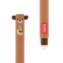 LEGAMI löschbarer Gelstift Teddy Bear (Teddybär), Rot, 0,7 mm