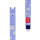 LEGAMI löschbarer Gelstift Hippo (Nilpferd), Blau, 0,7 mm