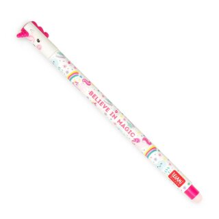 LEGAMI löschbarer Gelstift Unicorn (Einhorn), Rosa, 0,7 mm