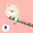 LEGAMI löschbarer Gelstift Llama (Lama), Blau, 0,7 mm