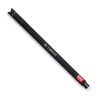 LEGAMI löschbarer Gelstift Kitty (Katze), Schwarz, 0,7 mm