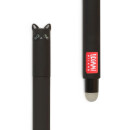 LEGAMI löschbarer Gelstift Kitty (Katze), Schwarz, 0,7 mm